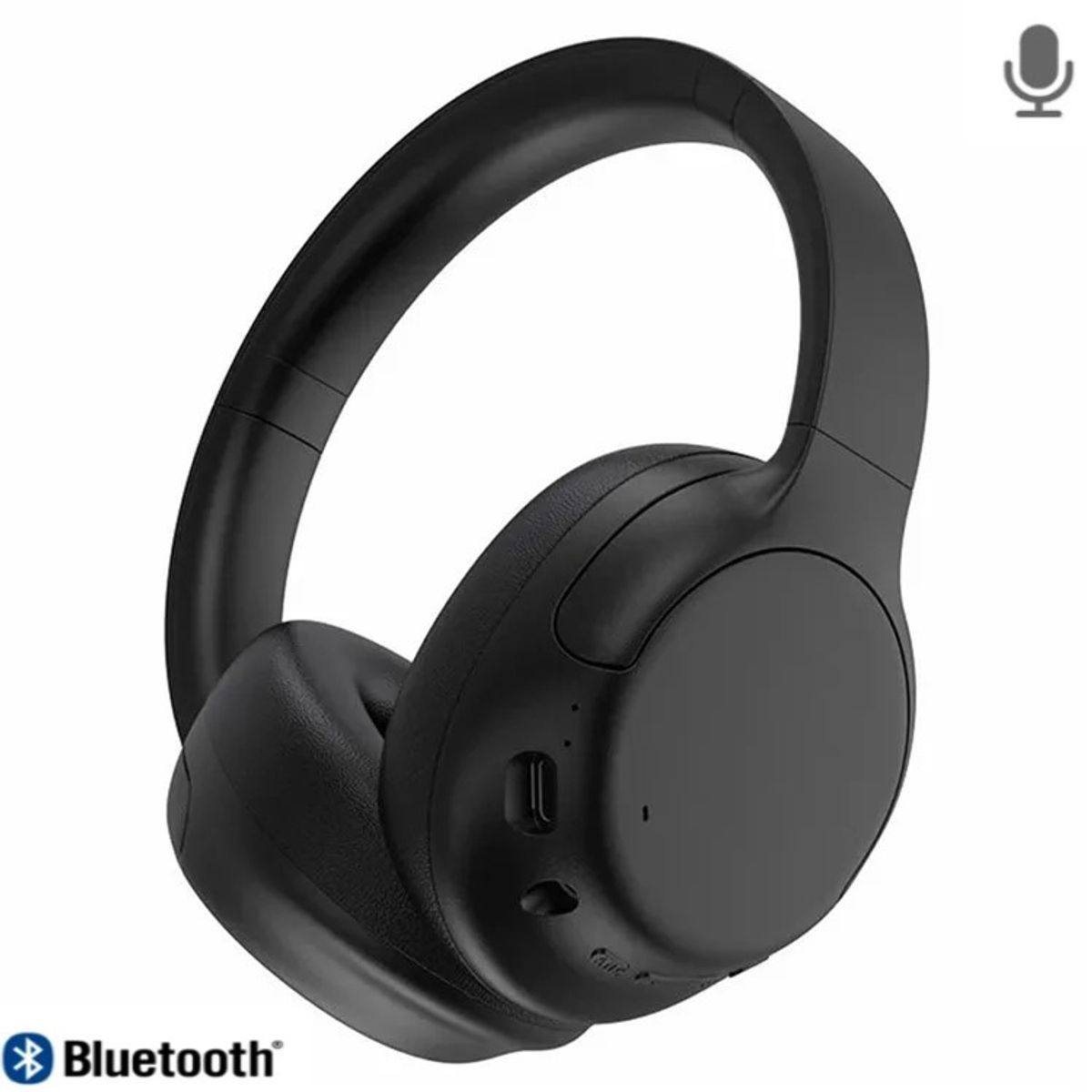 OEM - Auriculares Over Ear Inalambricos Audifonos Bluetooth Wireless Negro