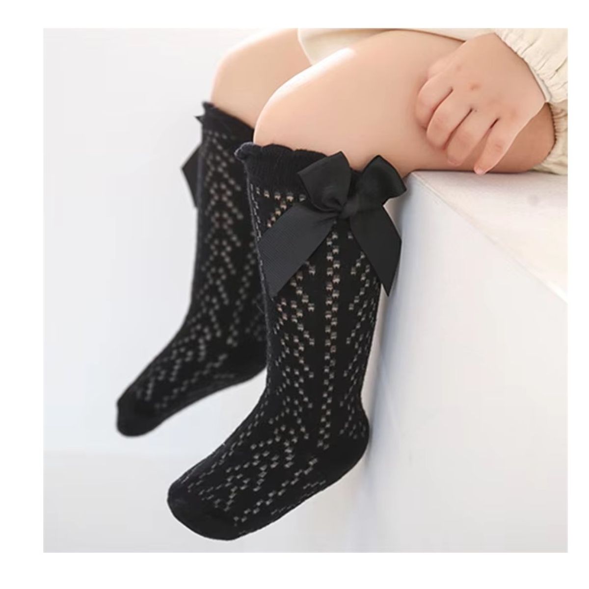 GENERICO - Medias Estilo Español 12-24m Negro