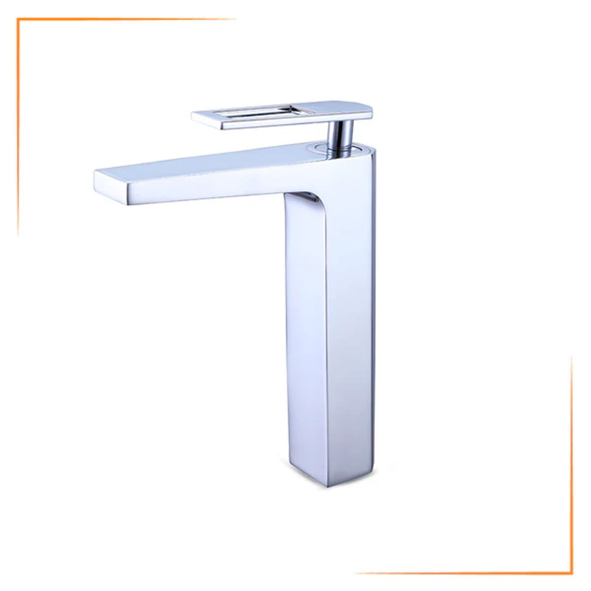 FRATELLI - Mezcladora Monomando Bowl Premiun para Baño en Bronce Cromado