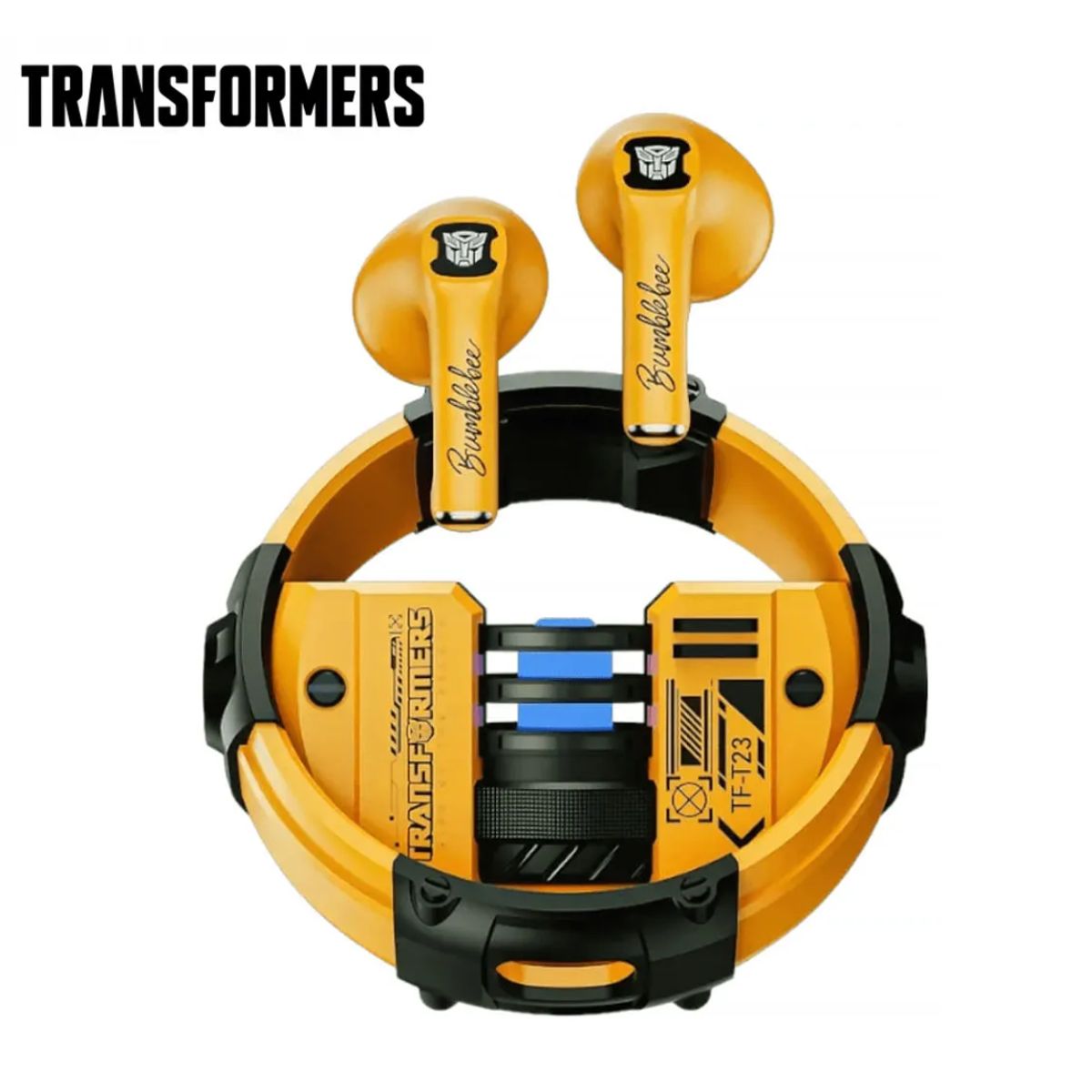 TRANSFORMERS - Audífonos Bluetooth Transformers Edición Bumblebee TF-T23