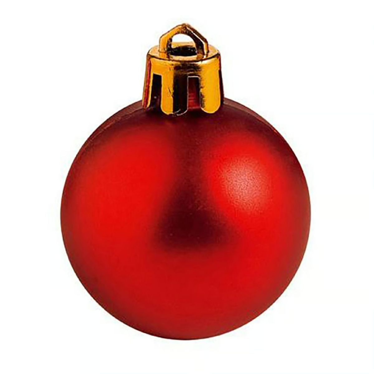 GENERICO - ESFERA BRILLO ROJO -  24 UNIDADES