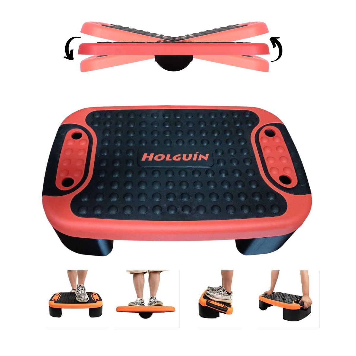 GENERICO - Step Plataforma Multifuncional 4 En 1 Aerobicos Balance