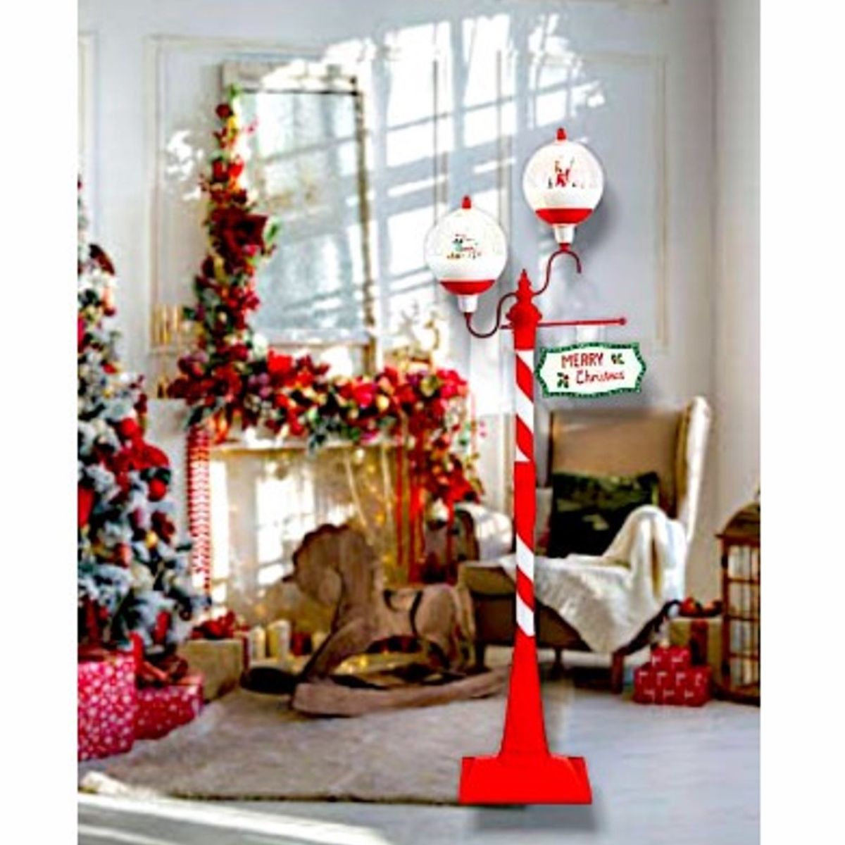 GENERICO - FAROL NAVIDEÑO DE  2 METROS DE CALIDAD A1