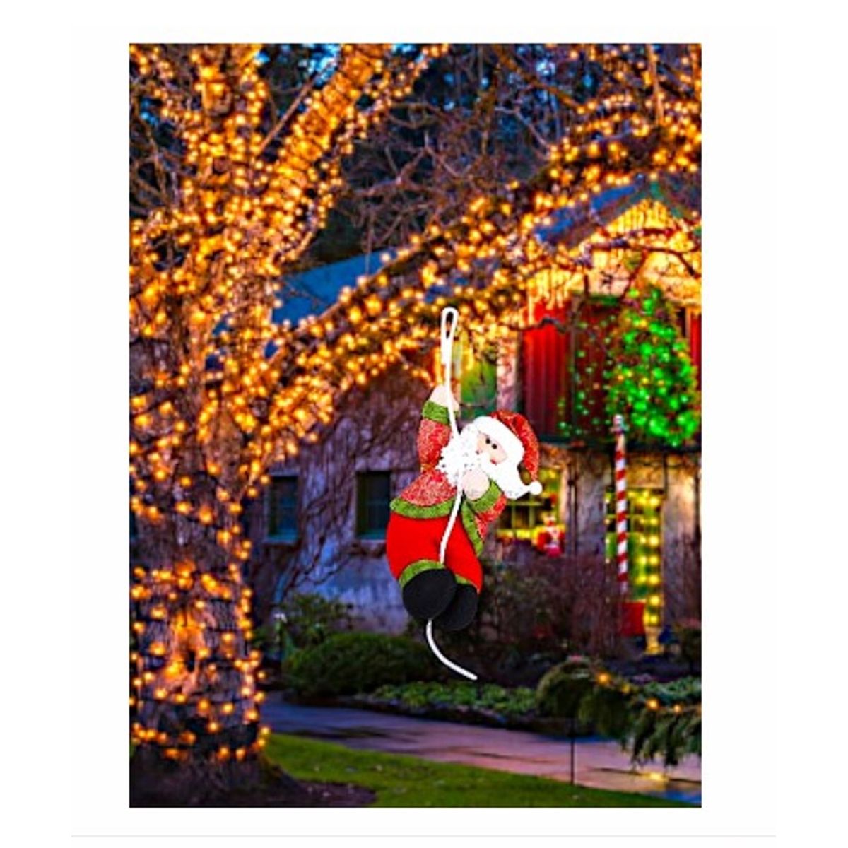 GENERICO - Papa Noel Colgante Musical GRANDE A1