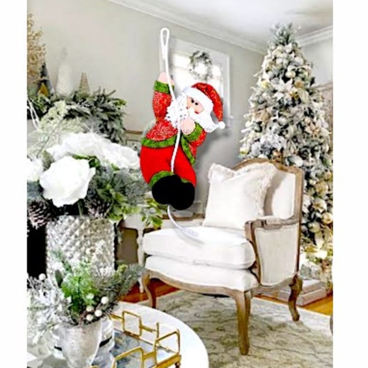 GENERICO - Papa Noel Colgante Musical GRANDE A1