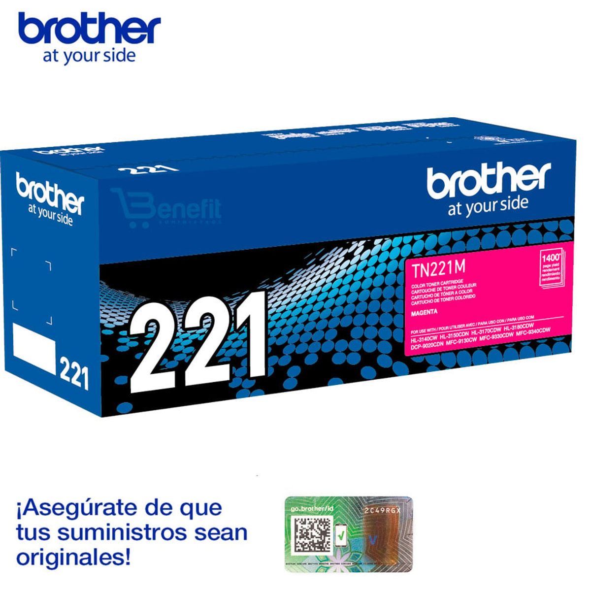 BROTHER - TONER BROTHER Tn-221 Magenta Hl3150CdnHl3170Cdw ORIGINAL