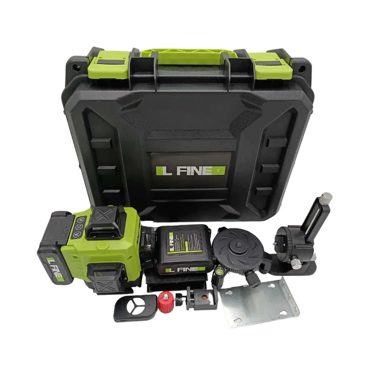 IMPORTADO MC - Nivel Laser 16 Líneas Verdes IL FINE LLX-360-09 Recargable + Trípode