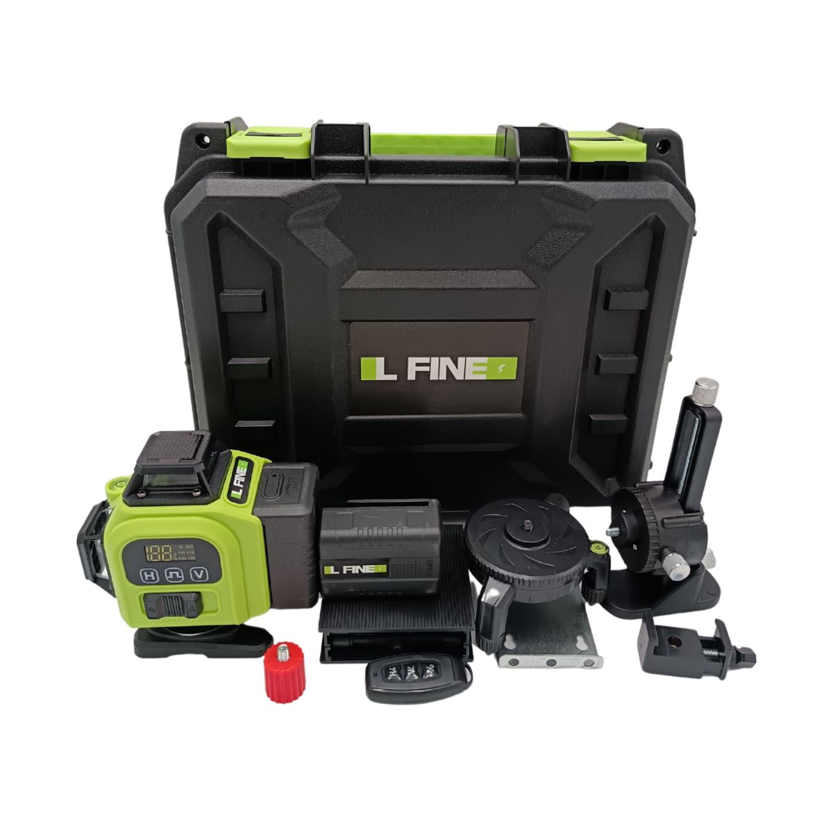 IMPORTADO MC - Nivel Laser 16 Líneas Verdes IL FINE LLX-360-12 Recargable + Trípode