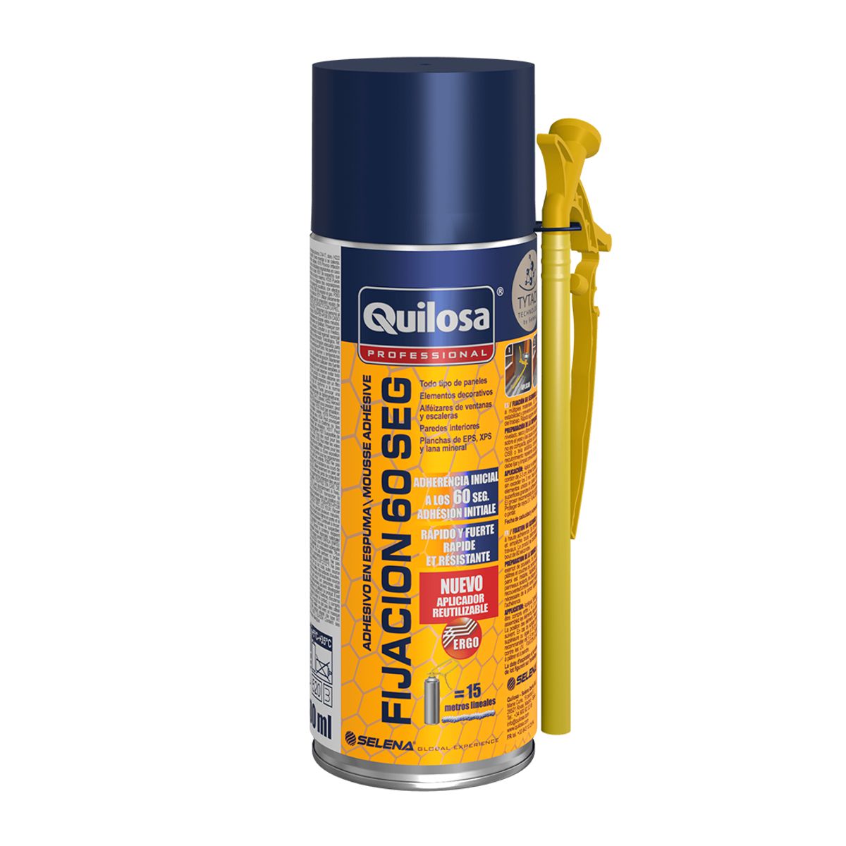 QUILOSA - Fijación 60 Segundos Espuma Adhesiva Cánula Ergo 300 ml