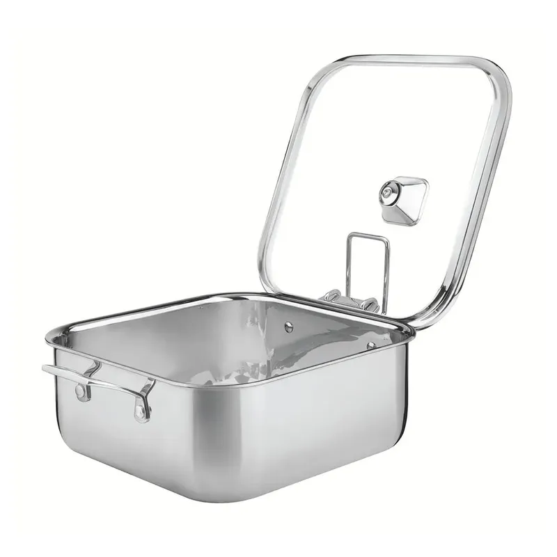 TRAMONTINA - Cacerola Cuadrada 22x22Cm 4 Lt Grano - Tramontina