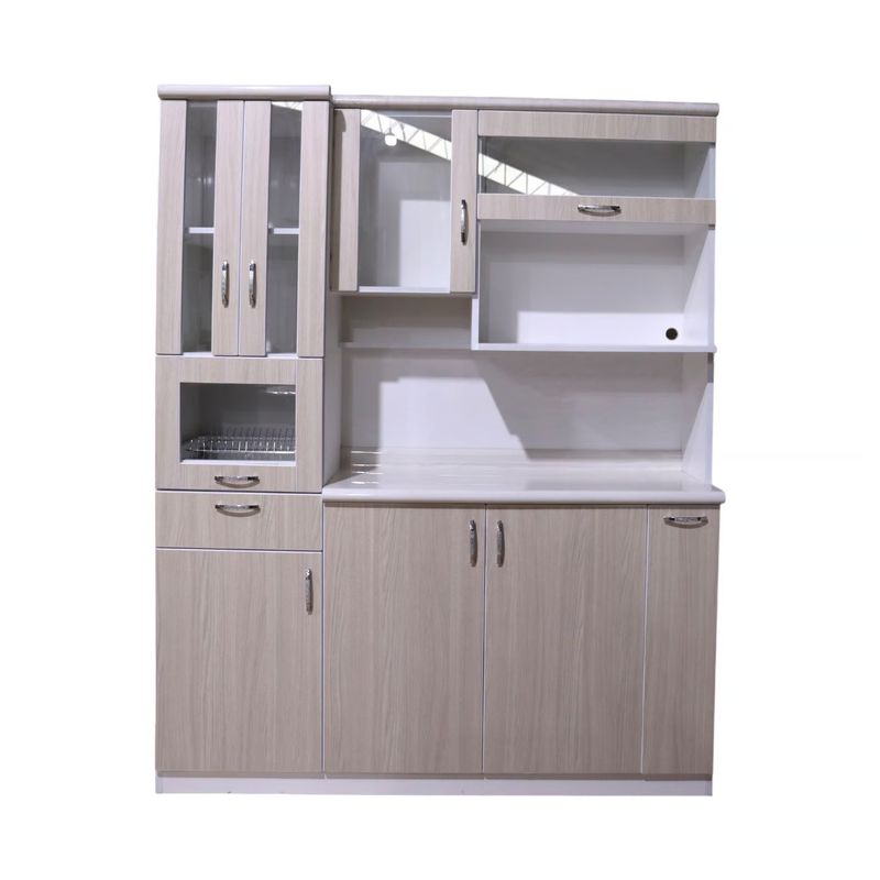 MUEBLES MACRUMO - Repostero de 150cm + Lavavajillas - Color Arena