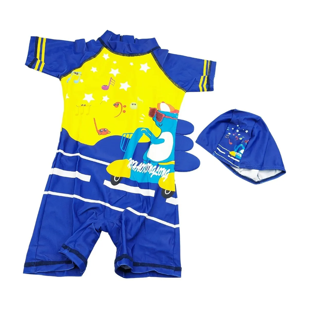 GENERICO - Ropa de Baño para Niño UV Azul en Moto