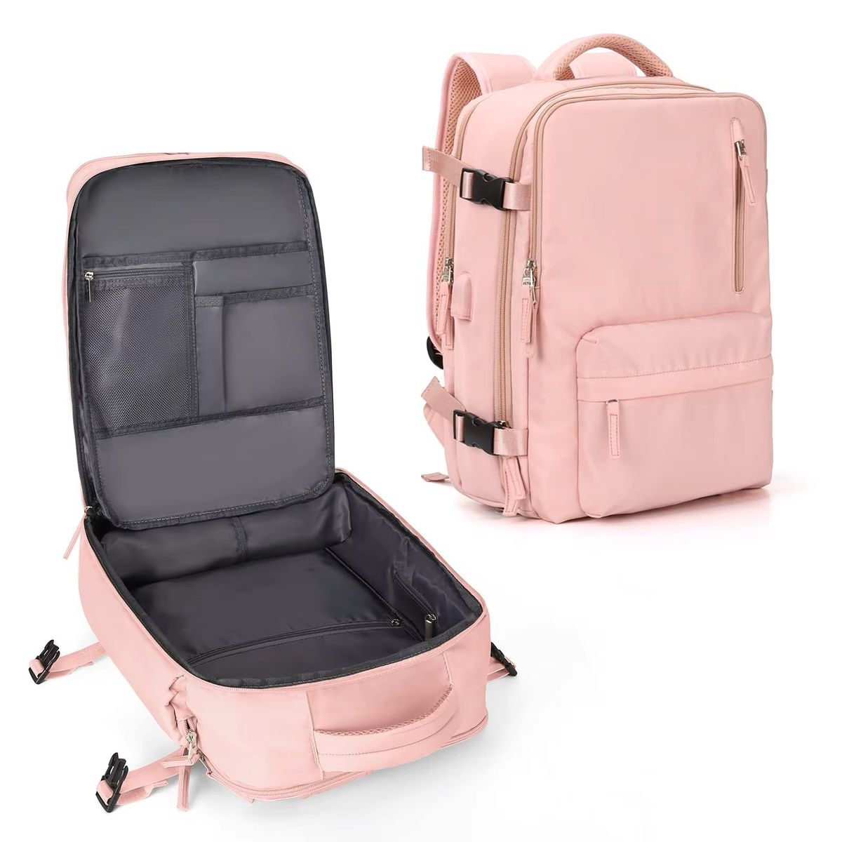 MAKEWAY - Makeway - Mochila de viaje viral tendencia - Rosa