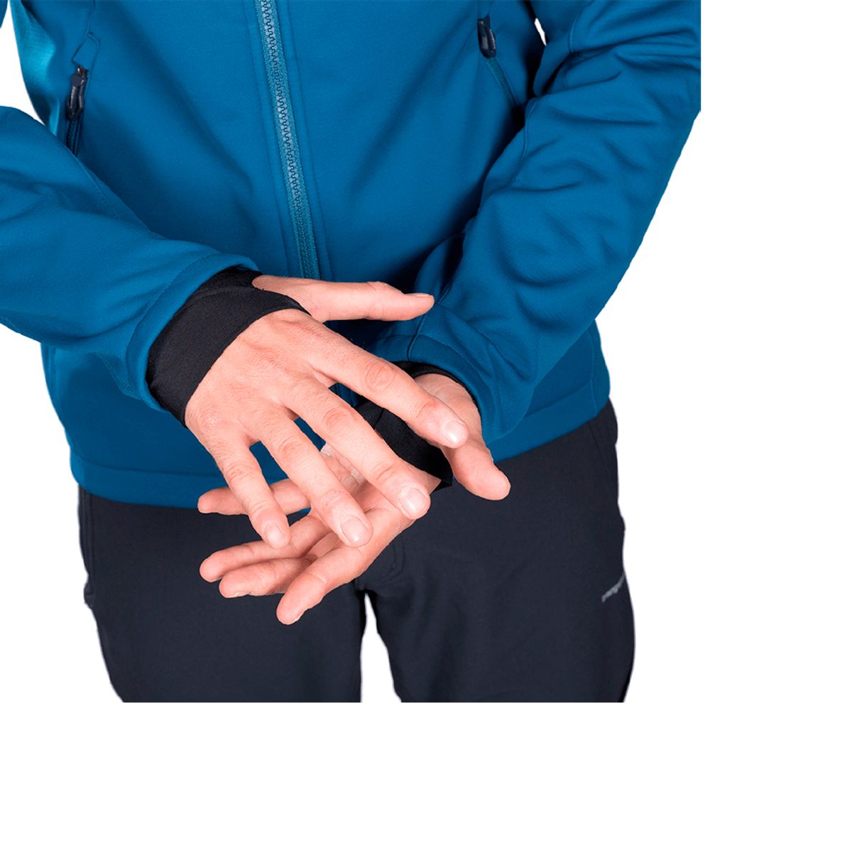 TRANGOWORLD - CASACA CORTAVIENTO TRANSPIRABLE REPELENTE AL AGUA MICRO POLAR KUTHAI HOMBRE - TRANGOWORLD