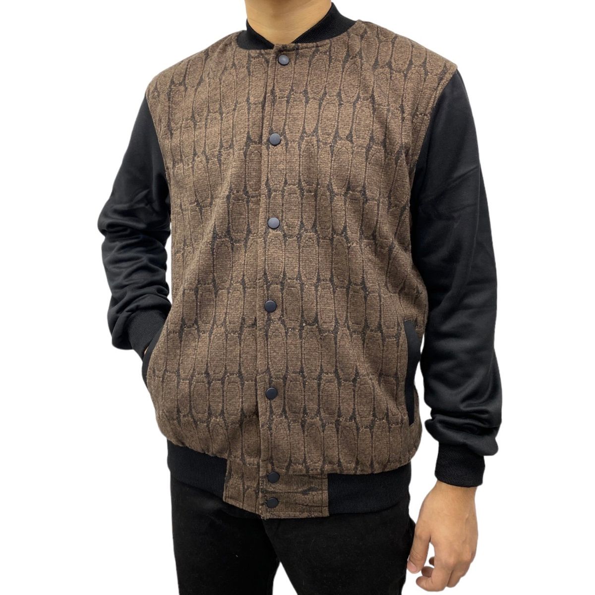 ABORIGEN - Casaca Bomber Chompera Marron de Hombre - Aborigen