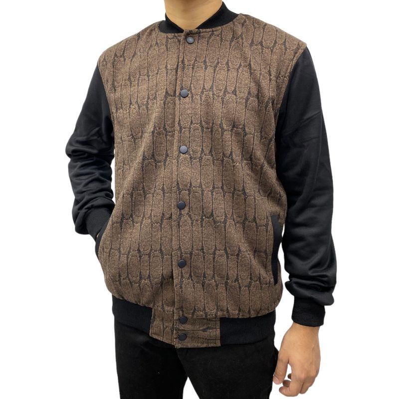 ABORIGEN - Casaca Bomber Chompera Marron de Hombre - Aborigen