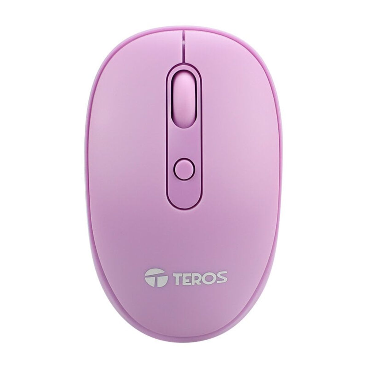 Teros - MouseINALAMBRICO Teros TE5075P, Color Purpura, 1600 DPI