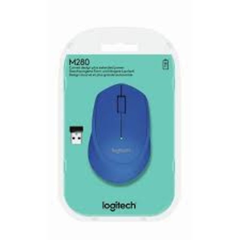 LOGITECH - MOUSE LOGITECH M280 910-004361 WIRELESS BLUE
