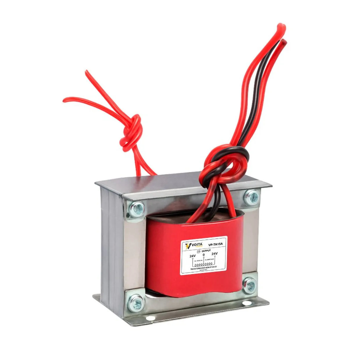 VOITA POWER - Transformador monofásico 220V AC a 24-0-24V AC 15 Amperios