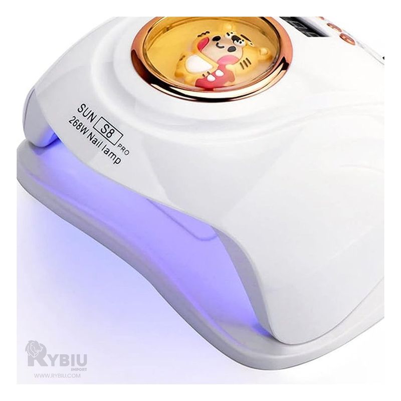 RYBIU IMPORT - Lampara de Secado de Uñas de Tigre en Blanco