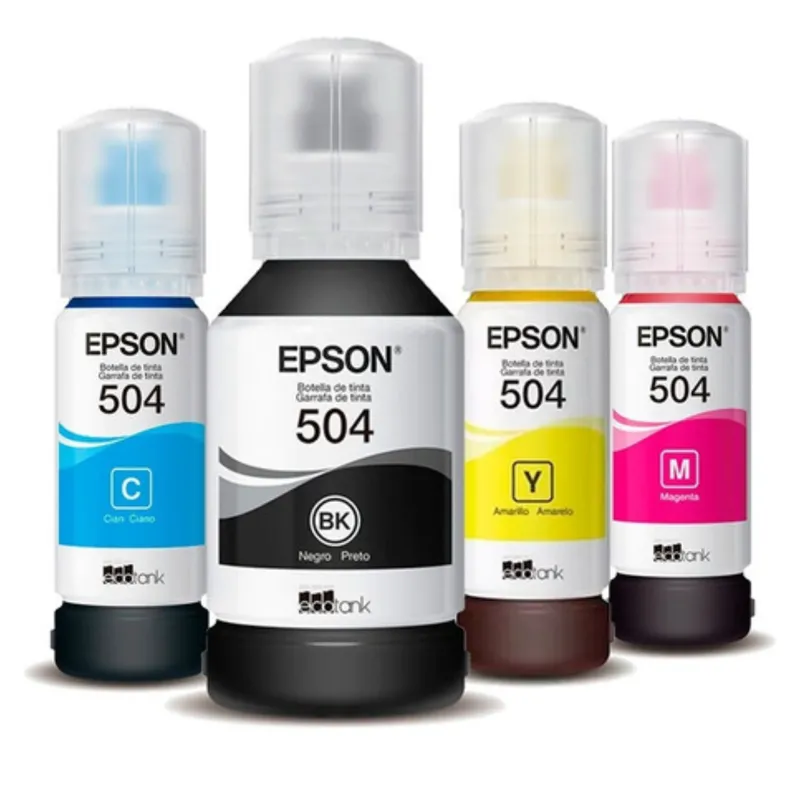 EPSON - Kit de Tintas Epson T504 cmybk l6171 L4260 L6270 L4160