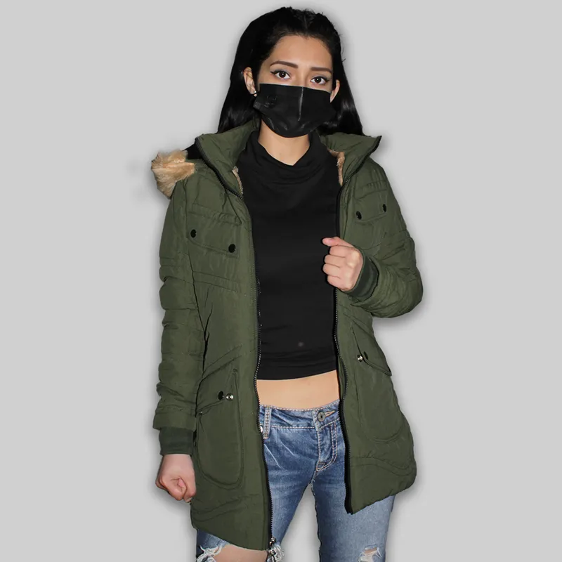 GENERICO - Casaca Parka Abrigo de Invierno para Mujer