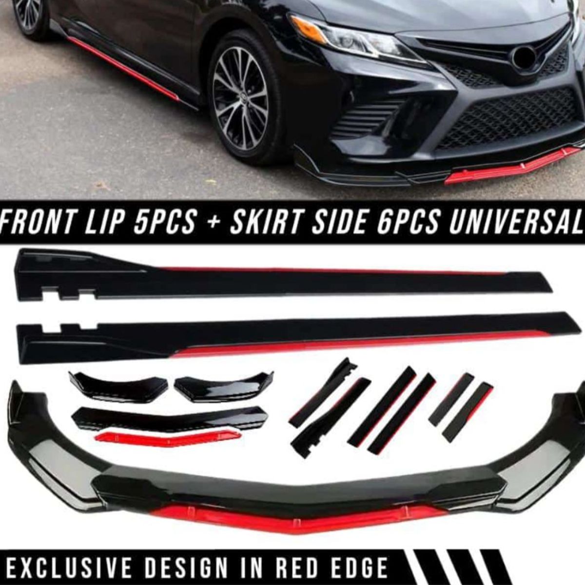 BODY FLEX - BODY KIT UNIVERSAL LIP LATERAL + LIP DELANTERO