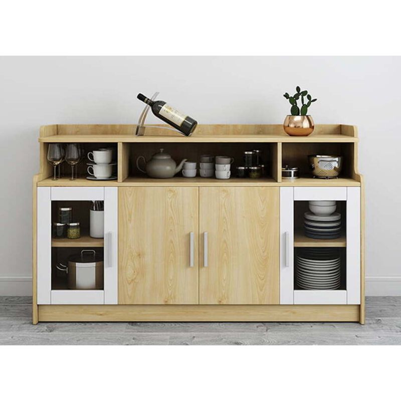 R&R MUEBLES - Mueble Organizador de Cocina Moderno Sophia 4 Puertas R&R MUEBLES