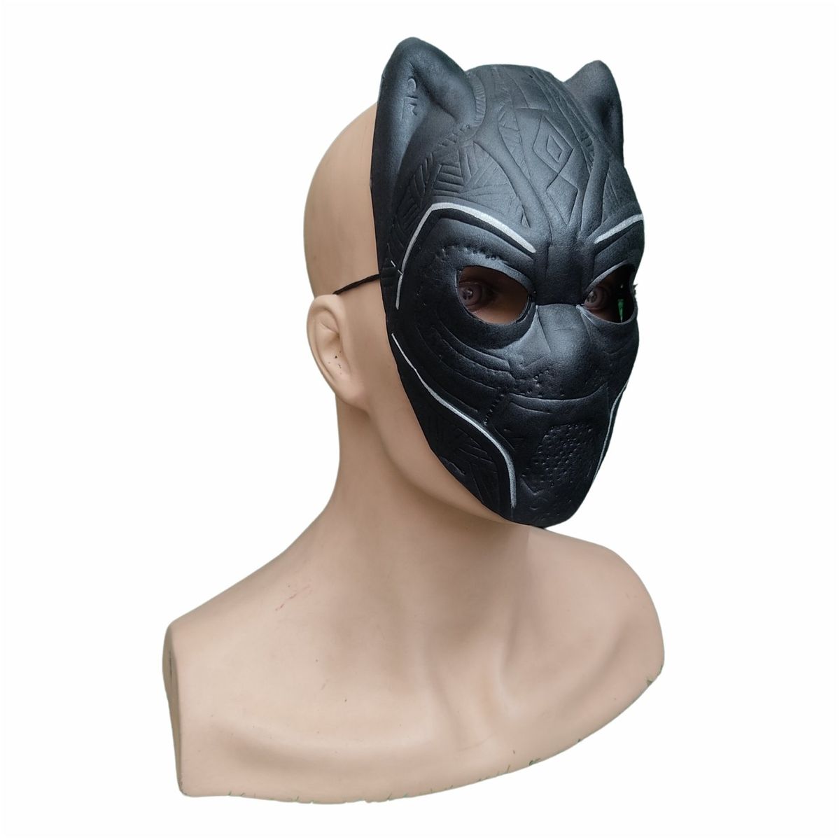 GENERICO - Máscara de Niño de Héroe Pantera de Goma Eva