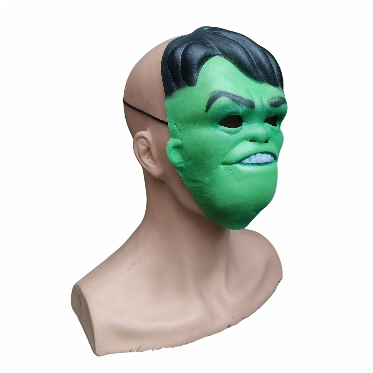 GENERICO - Máscara de Niño de Héroe Verde de Goma Eva