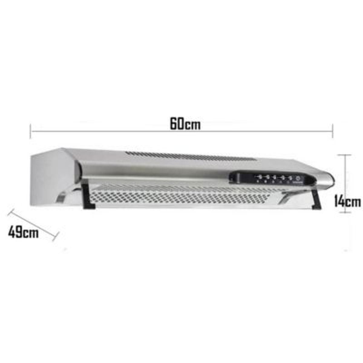 INDURAMA - Campana Extractora 3Velocidades CEI-602CRP 60cm