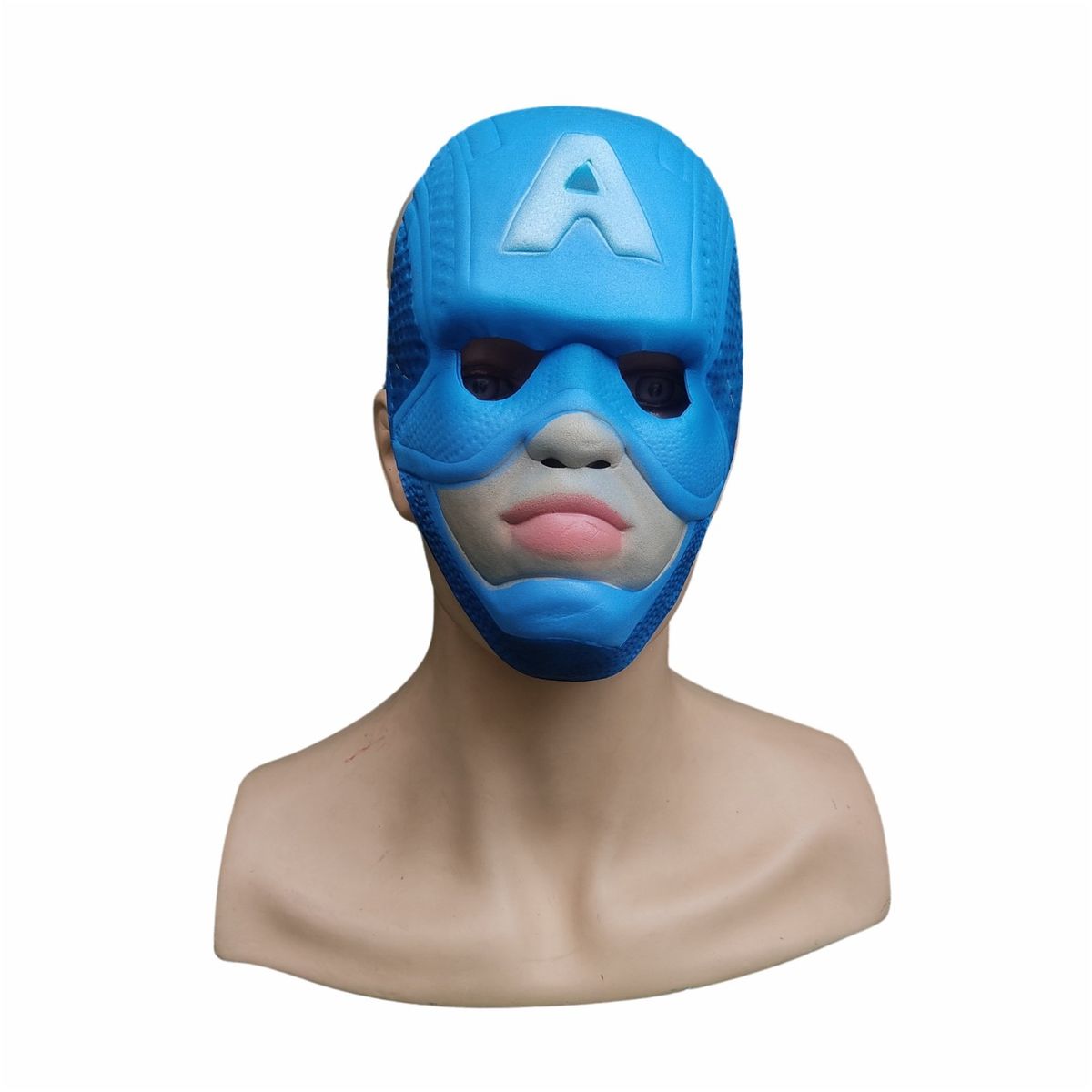 GENERICO - Máscara de Niño de Héroe Capitán Azul de Goma Eva