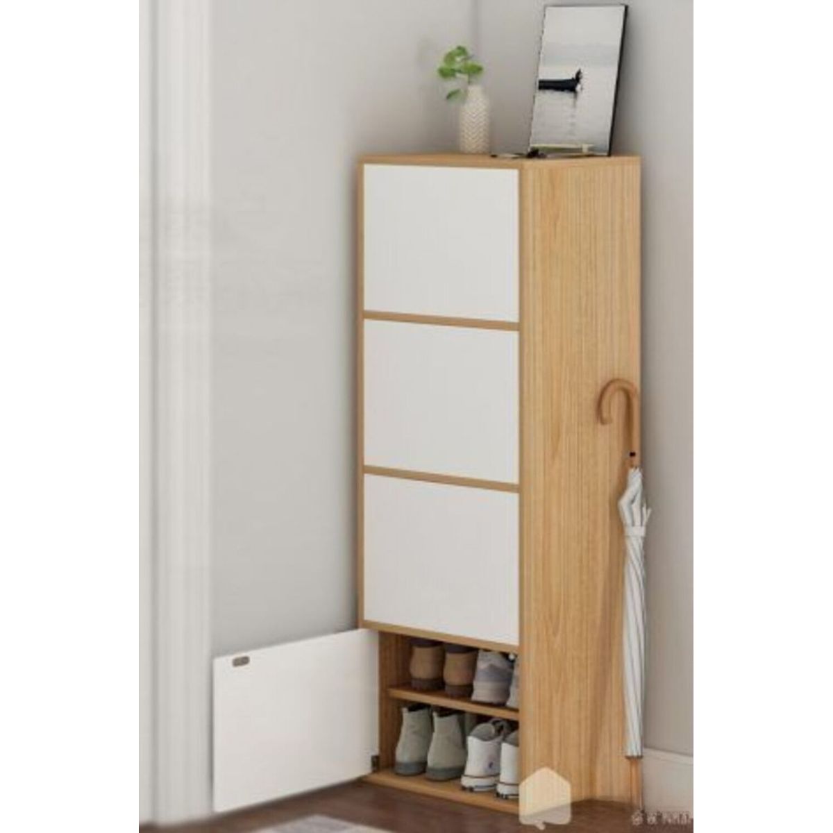 GENERICO - Zapatera Vintage Adef 4 Puertas R&R MUEBLES