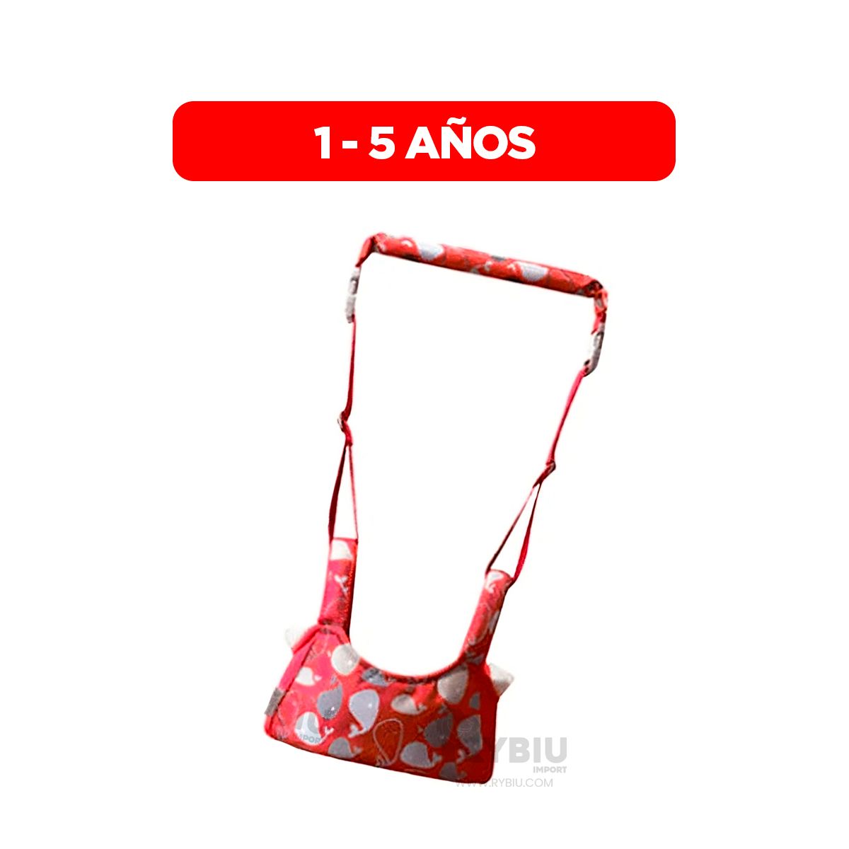 RYBIU IMPORT - Andador para Bebe en Color Rojo Y+Ligas de Regalo