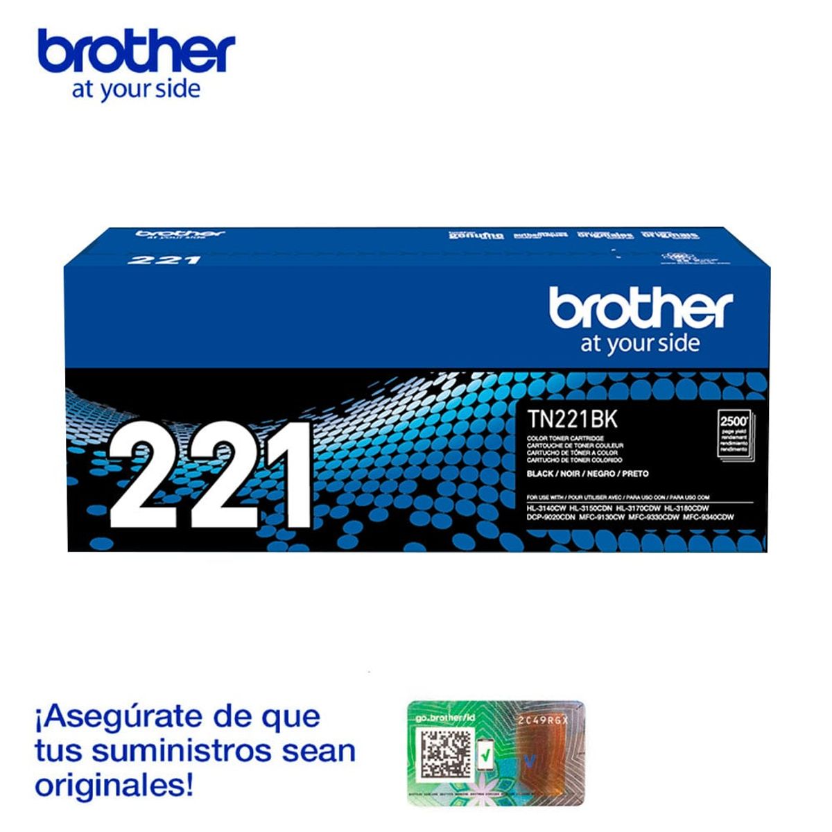 BROTHER - Toner Brother TN-221 Negro Hl3150CdnHl3170Cdw Original