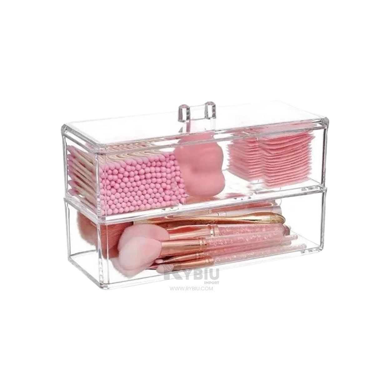 RYBIU IMPORT - Caja para Escritorio de 2 Divisiones Y+Regalo Stickers