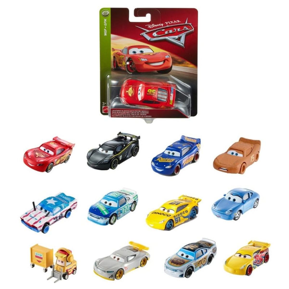 DISNEY PIXAR - Autos Cars Básicos 155 Surtido Blister x1