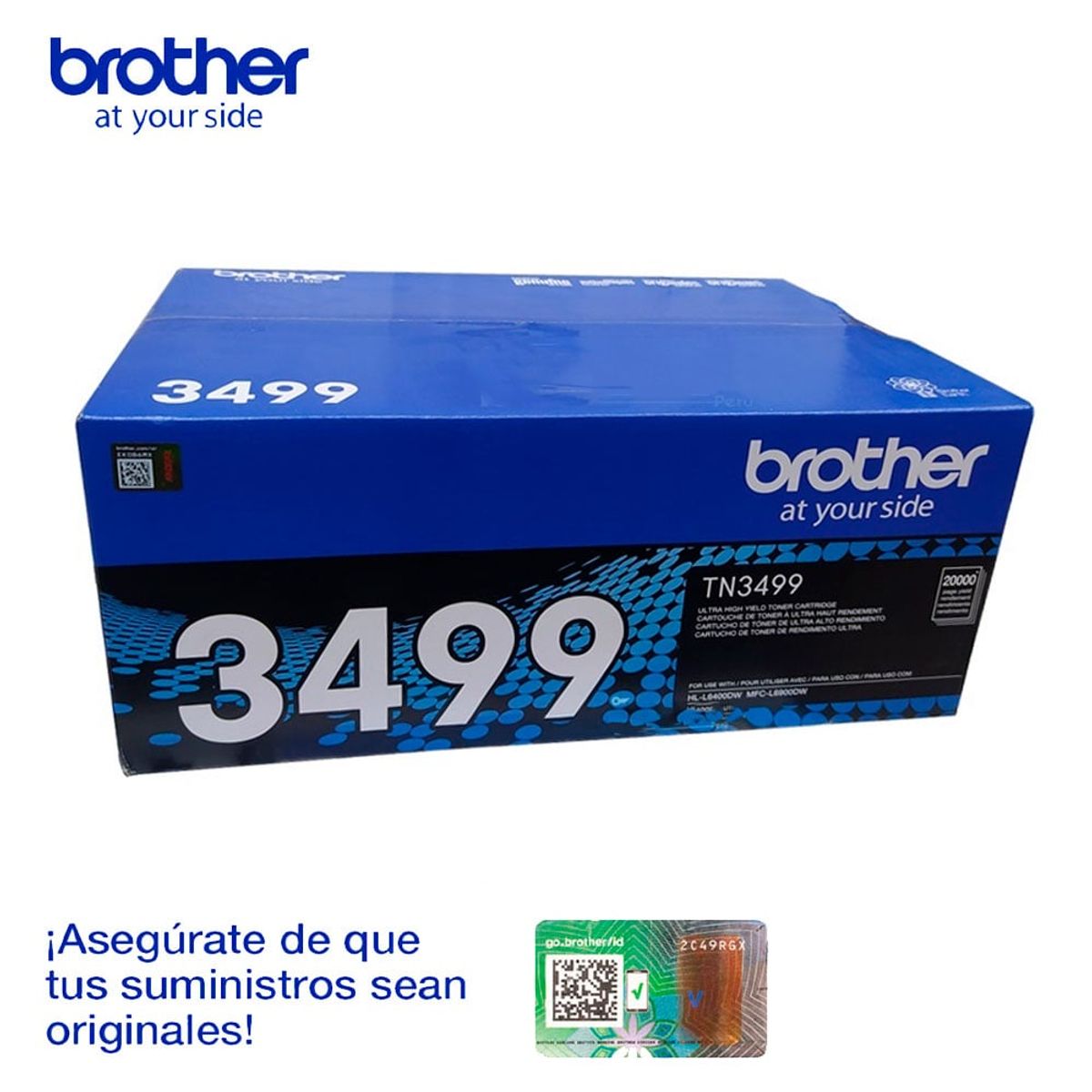 BROTHER - Tóner Brother TN-3499 Negro 20,000 Paginas, L6900DW/L6400DW