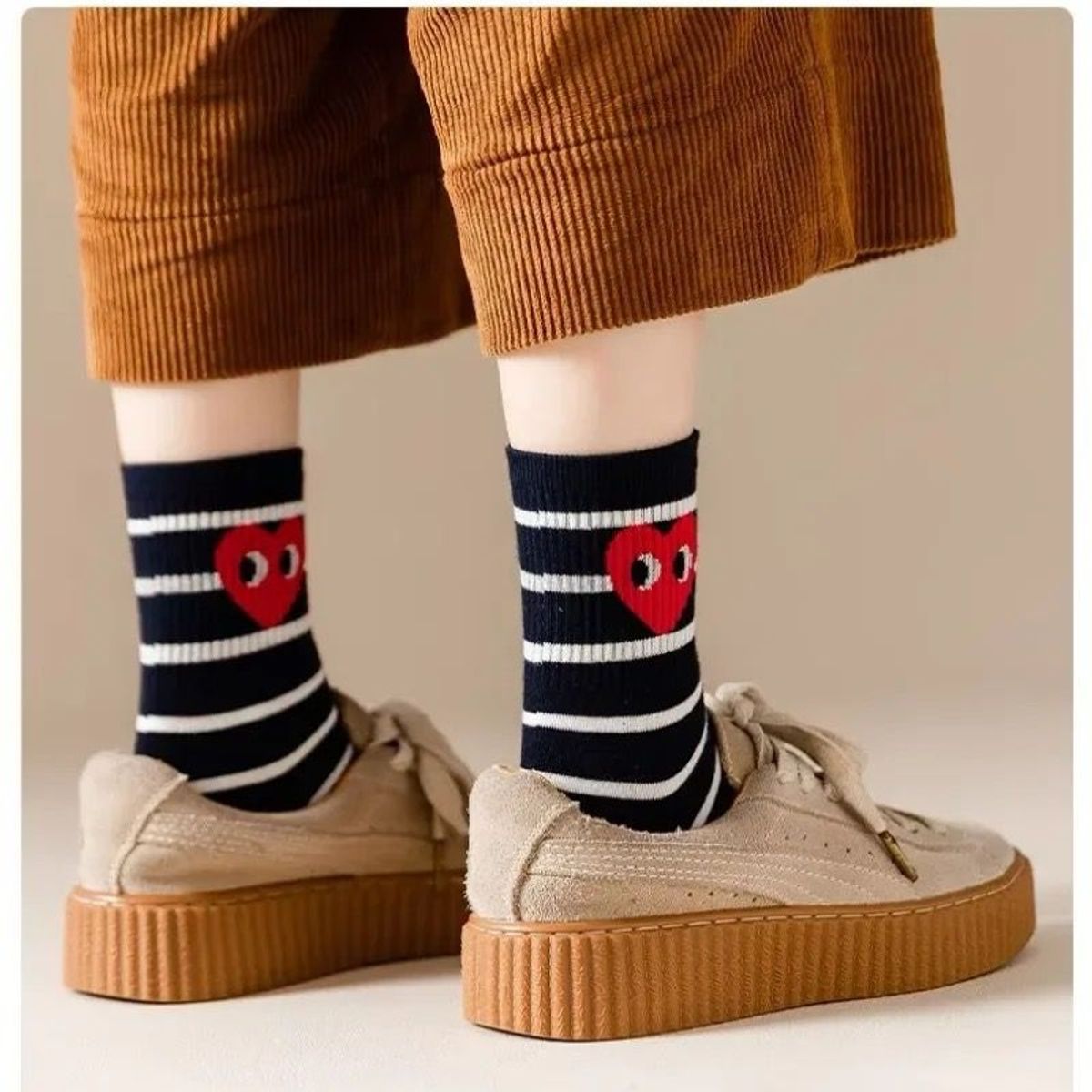 GENERICO - PACK DE MEDIAS CORAZÓN UNISEX