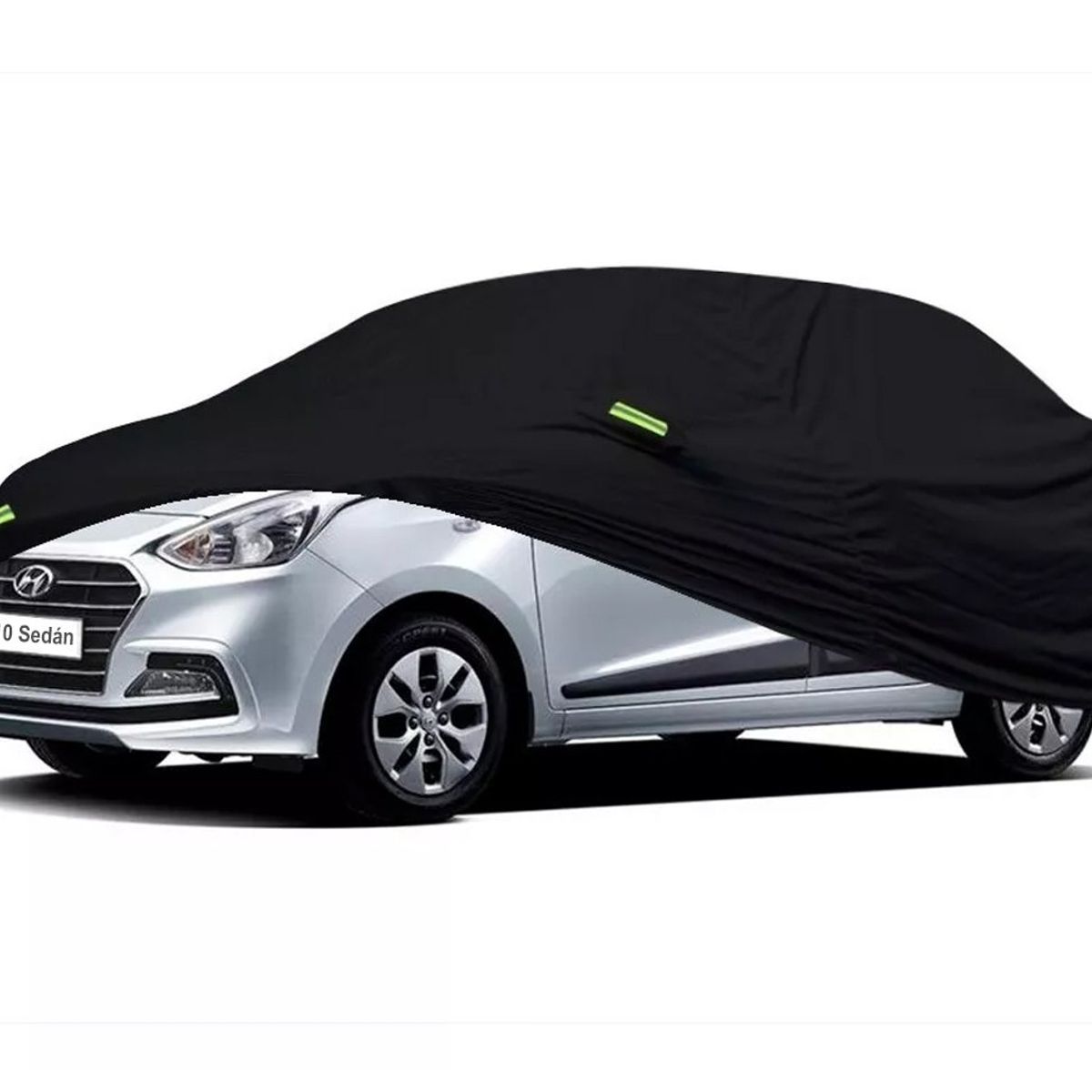 FUNCOVER - Cobertor Hyundai i10 Sedan Impermeable Funda Premium Negro
