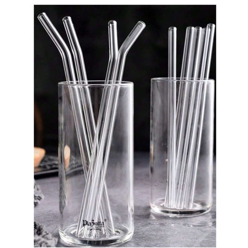 GENERICO - SET DE 3 SORBETES Y CEPILLO DE LIMPIEZA DE VIDRIO