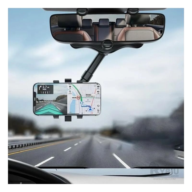 RYBIU IMPORT - Soporte Portatil para Smartphones Negro Y+Regalo Agendita