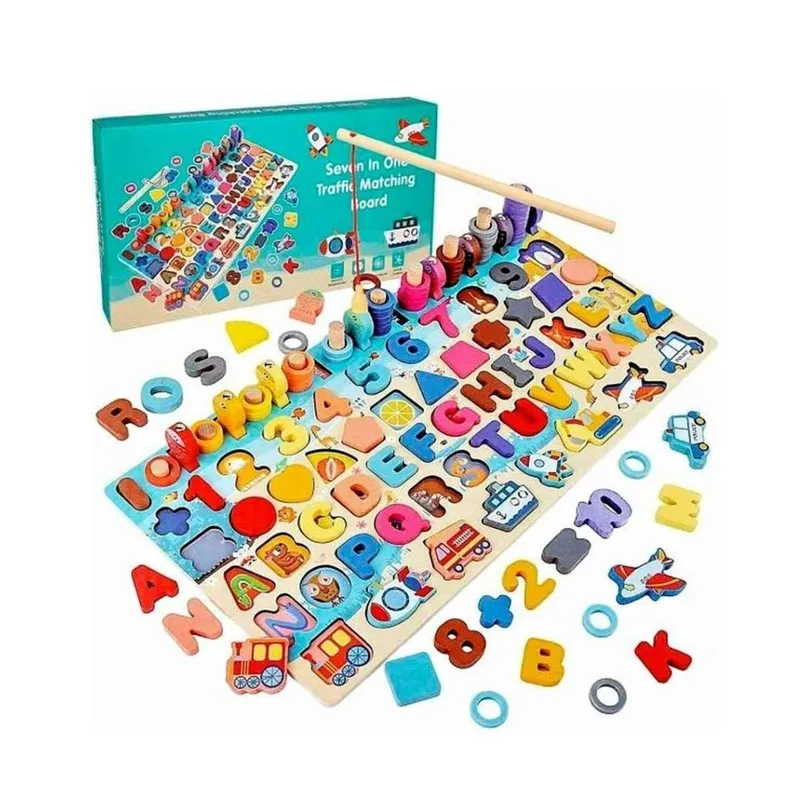 GENERICO - TABLERO MONTESSORI 7 EN 1