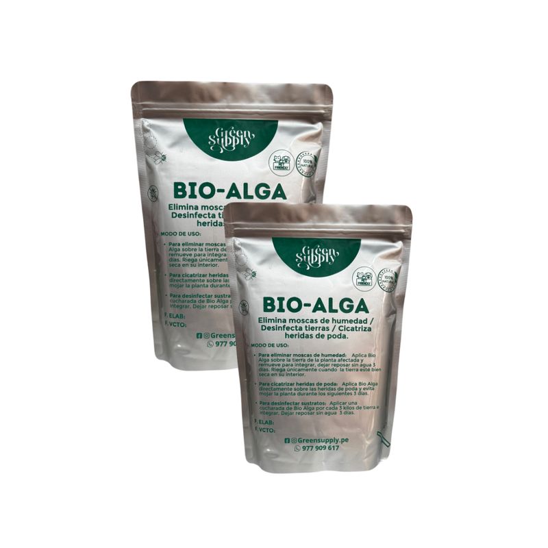 GREEN SUPPLY - Desinfectante de tierra para plantas - Bio Alga 1KG