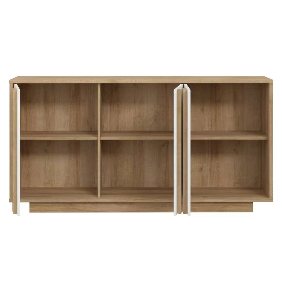 R&R MUEBLES - Aparador Moderno Ankara Blanco con Duna R&R MUEBLES