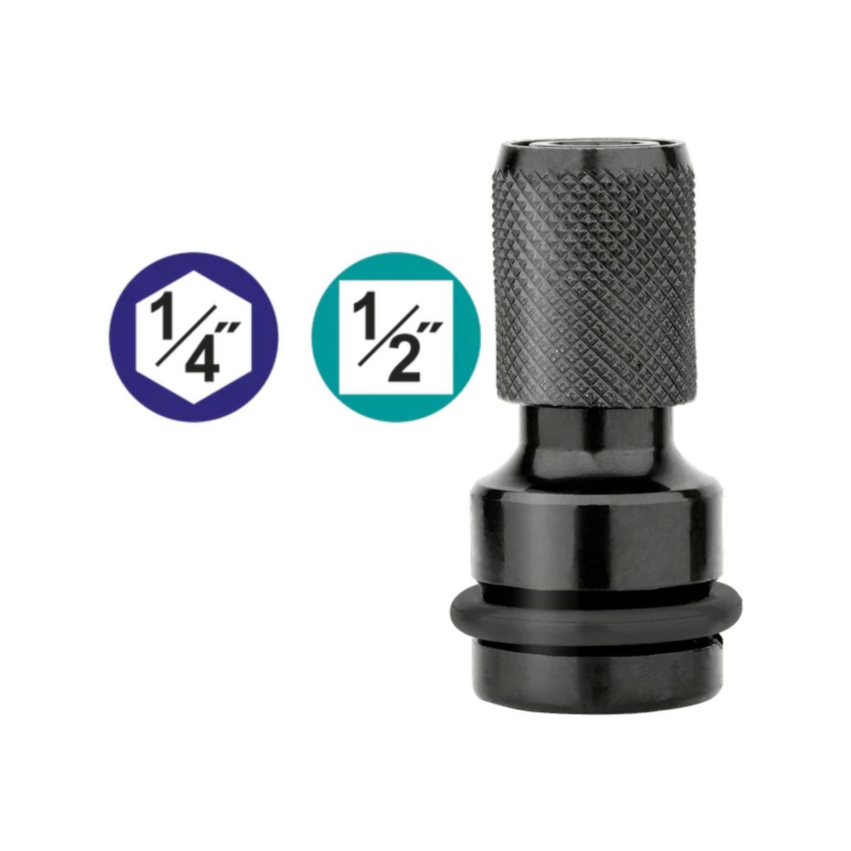 INGCO TOOLS - Adaptador de Llave De Impacto 1/2'' a 1/4" Atornillador Drywall Ingco