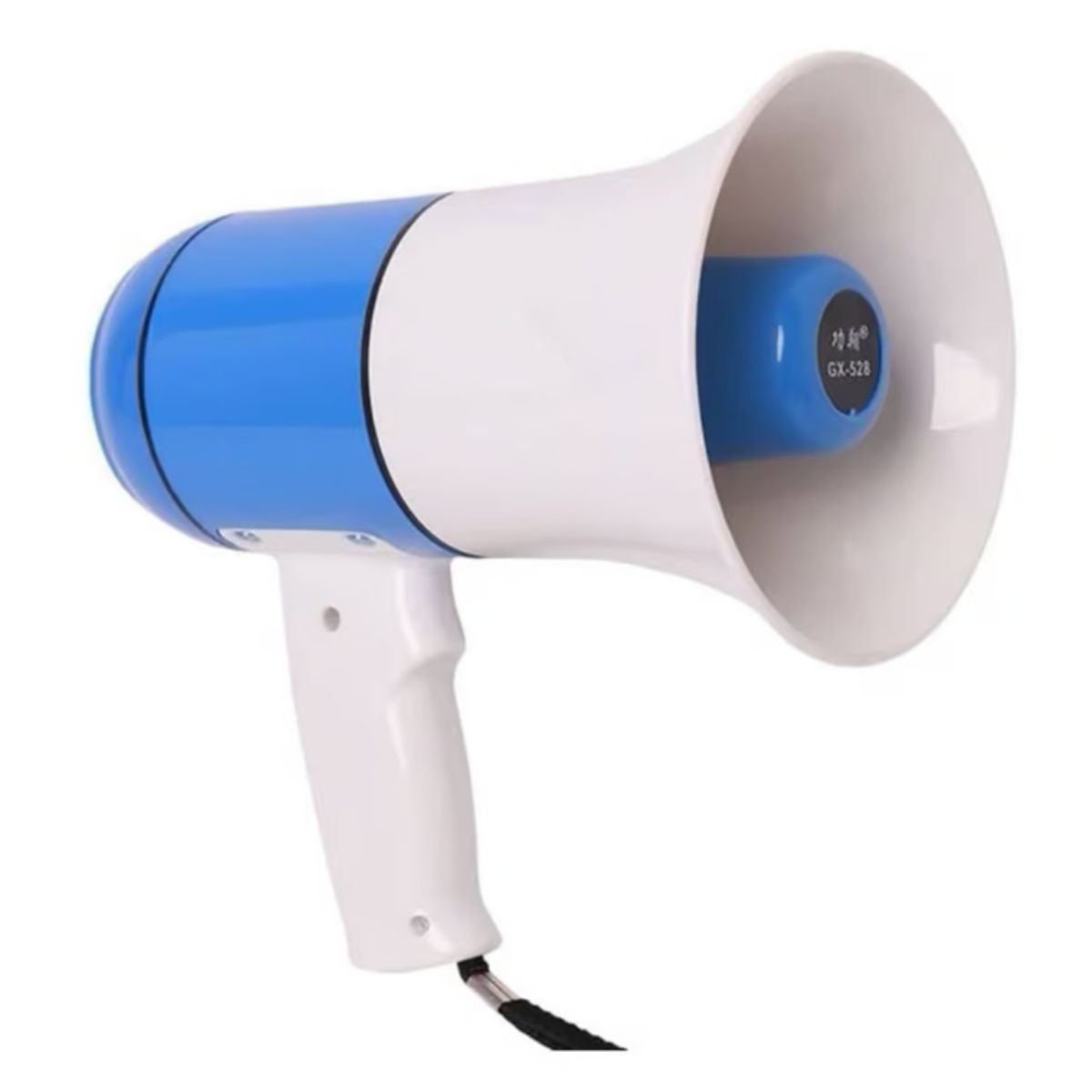 GENERICO - Megáfono Batería Portátil Y Con Grabadora Azul