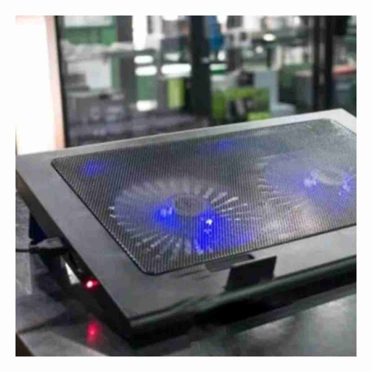 RYBIU IMPORT - Cooler para Laptop A8 Cooling Pad en Color Negro