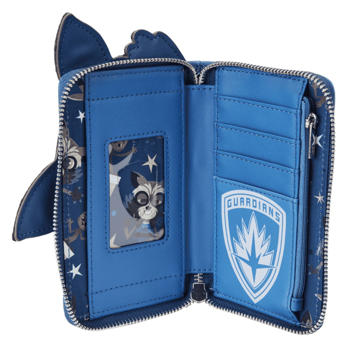 DISNEY - Billetera Loungefly Rocket y Groot Guardianes de la Galaxia