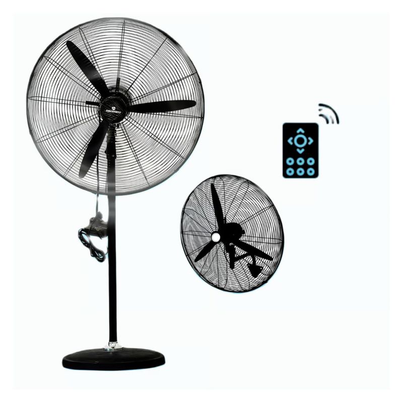RBC - Ventilador Industrial 2en1 30 PULGADAS 300W control marca RBC IGS-75R